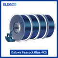 Galaxy Silk PLA Filament 1,75 mm glänzend 1 kg – Farbe Peacock Blue 4KG