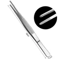 Gebogene Pinzette Edelstahl 12,5-18 cm – 1