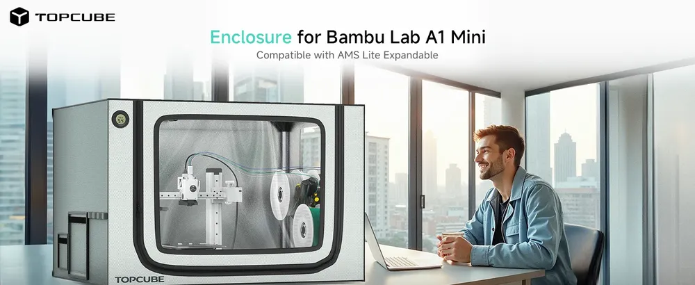 Gehäuse für Bambu Lab A1 Combo mit LED