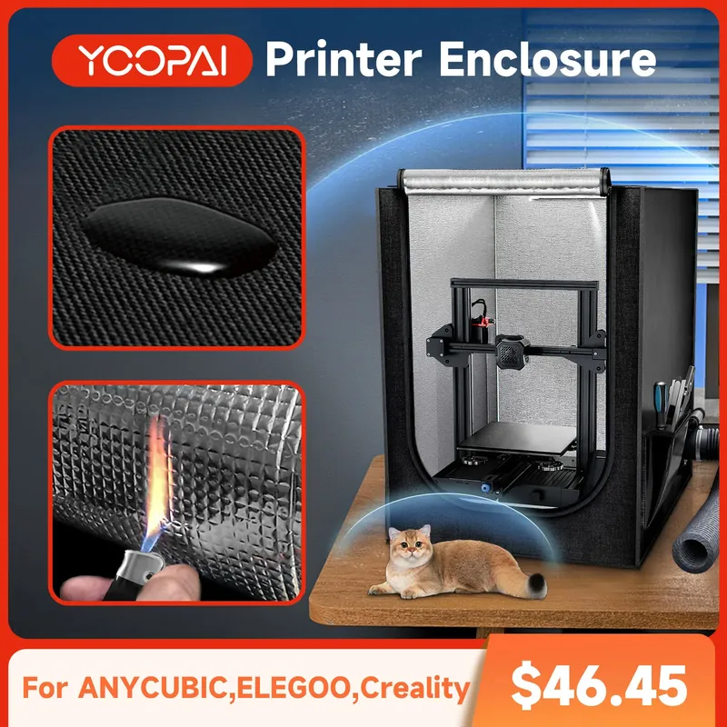 Gehäuse für Ender 3 V3 SE/KE 25,6x21,6x29,5 Zoll