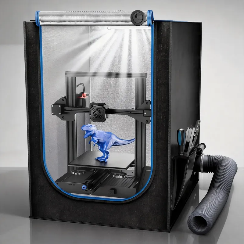 Gehäuse mit Thermo-Hygrometer-Belüftungsset