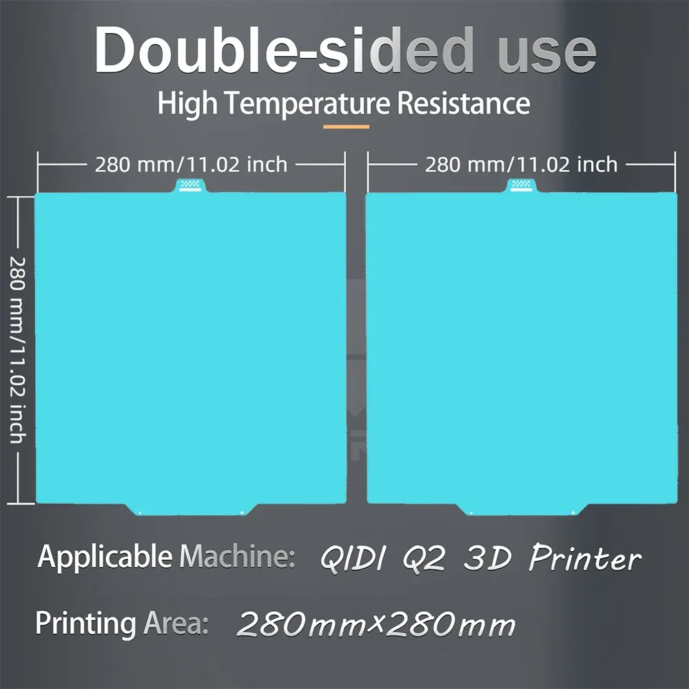 Glacier Cold Plate 280x280mm für QIDI Q2