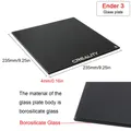 Glas-Bauplatte 235 x 235 mm für Ender 3D-Drucker – 3