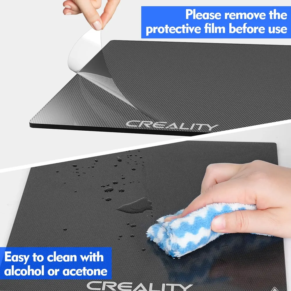 Glas-Bauplatte 235 x 235 mm für Ender 3D-Drucker