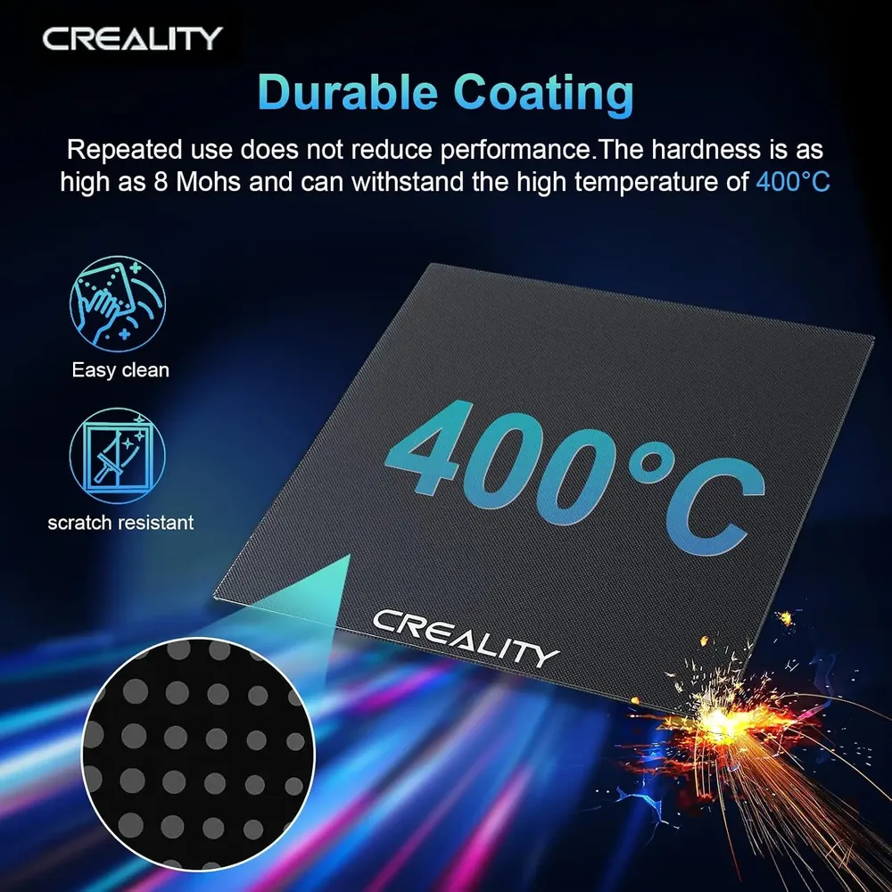 Glasplatte gehärtet 235 mm für Creality Ender 3