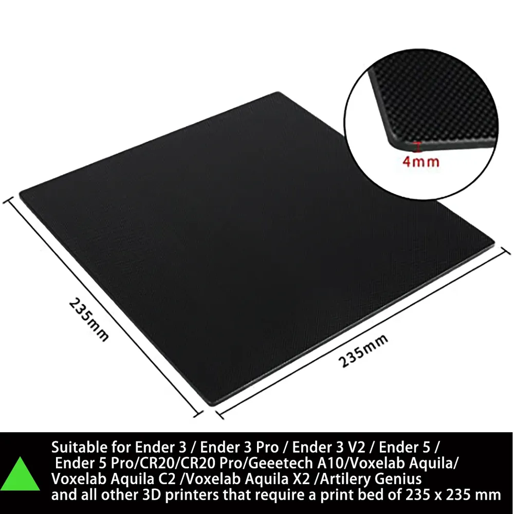 Glasplatte Ultrabase 310 mm für Ender 5