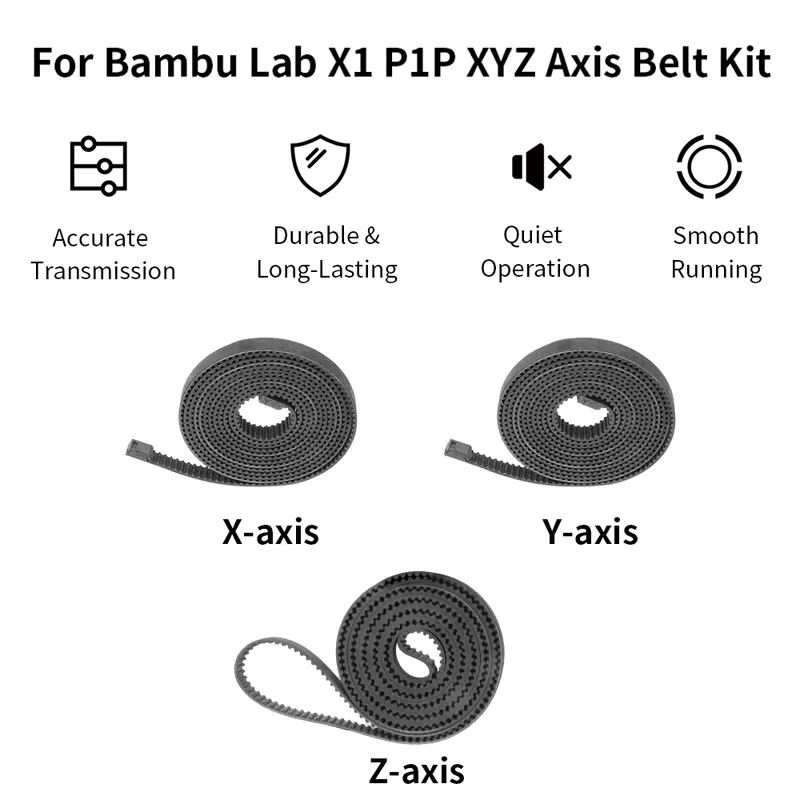 GT2-Zahnriemen 6mm/10mm Breite für Bambu Lab X1 P1 Serie