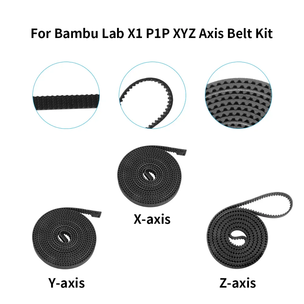 GT2-Zahnriemen 6mm/10mm Breite für Bambu Lab X1 P1 Serie