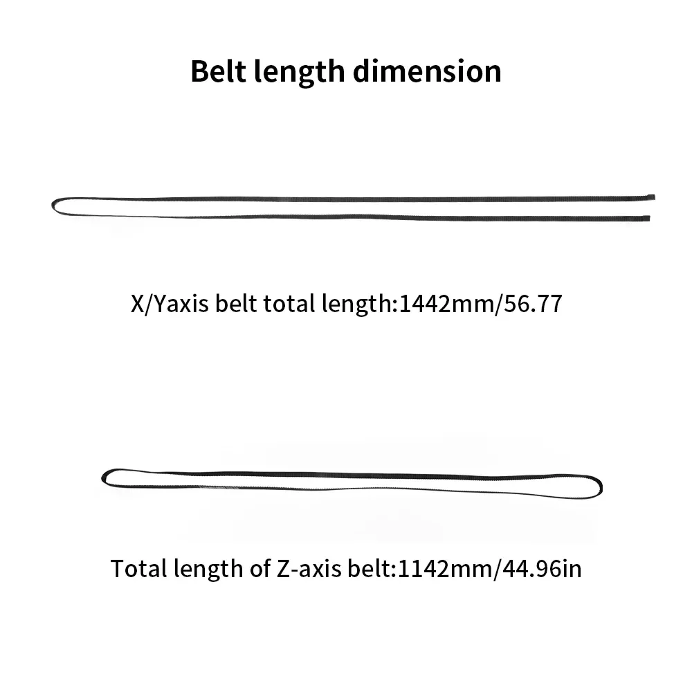GT2-Zahnriemen 6mm/10mm Breite für Bambu Lab X1 P1 Serie