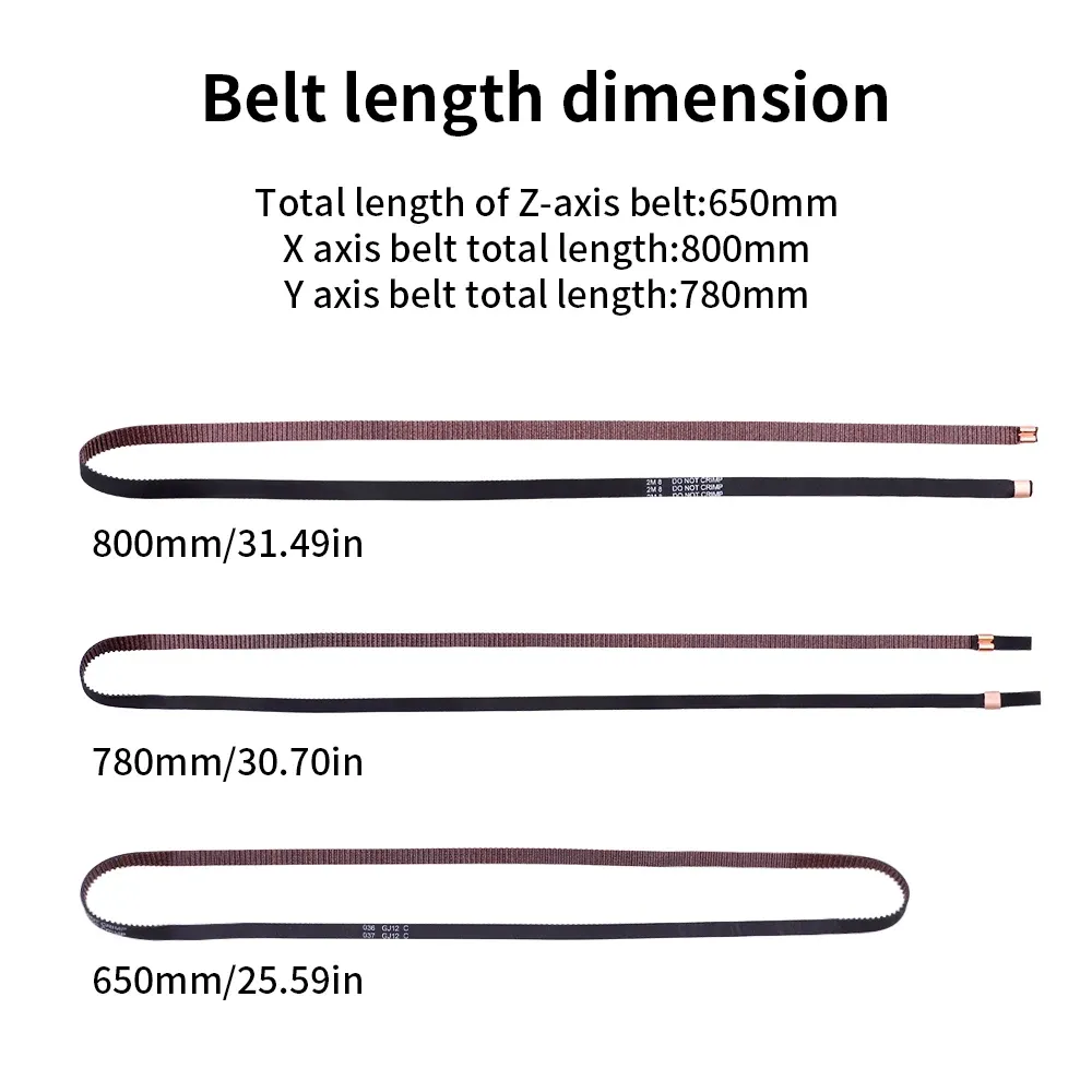 GT2-Zahnriemen 6mm/8mm Breite für Kobra 3 Combo