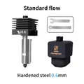 H2D H2S H2C Hotend-Kit mit gehärteter Düse – Farbe 0.6 Standard Flow