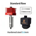 H2D H2S H2C Hotend-Kit mit gehärteter Düse – Farbe RED 0.6 standard