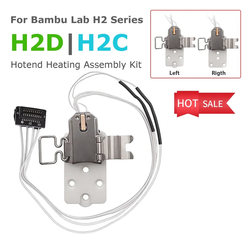 H2D Hotend Heizeinheit Keramik Isolator Thermistor für Bambulab