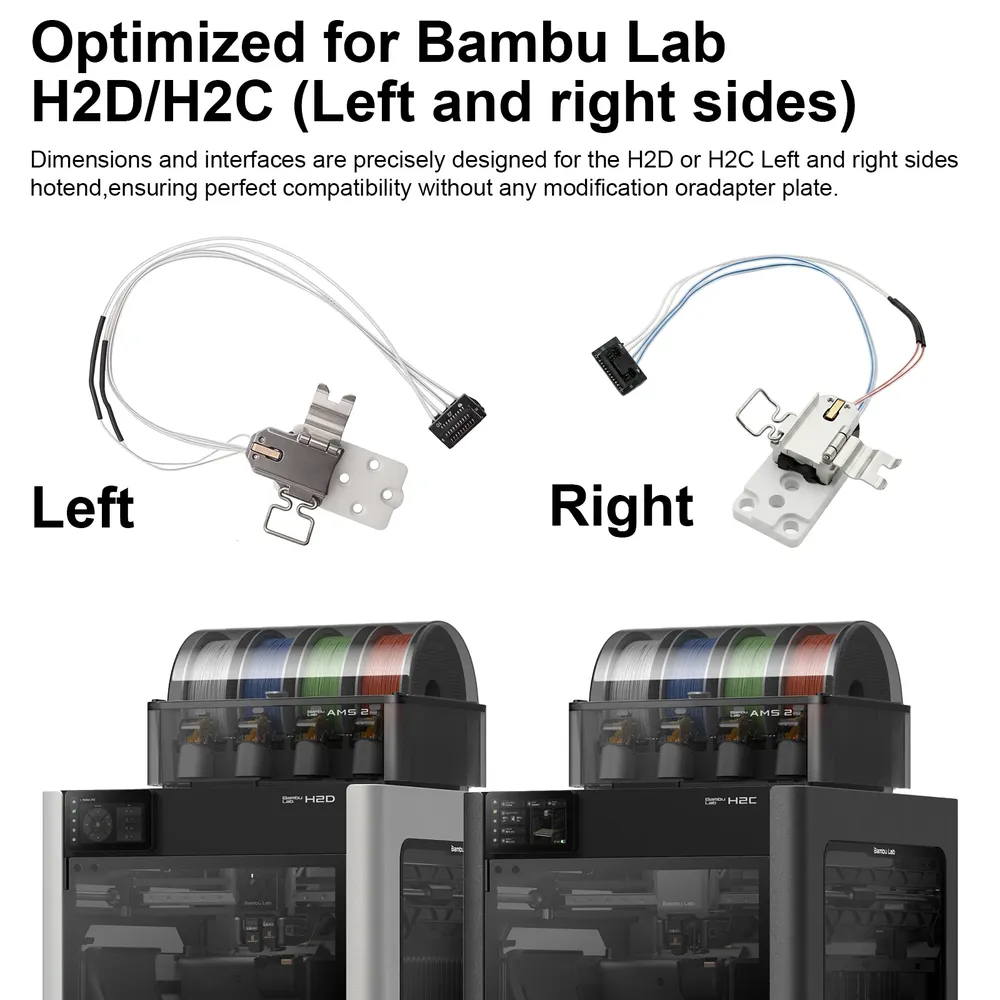 H2D Hotend Heizeinheit Keramik Isolator Thermistor für Bambulab