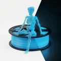 Halloween PLA Filament Set 1,75mm leuchtend 4 Packungen – Farbe pla Glow blue