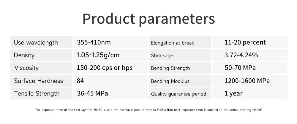 Harz 405nm UV wasserwaschbar für Photon Mono X