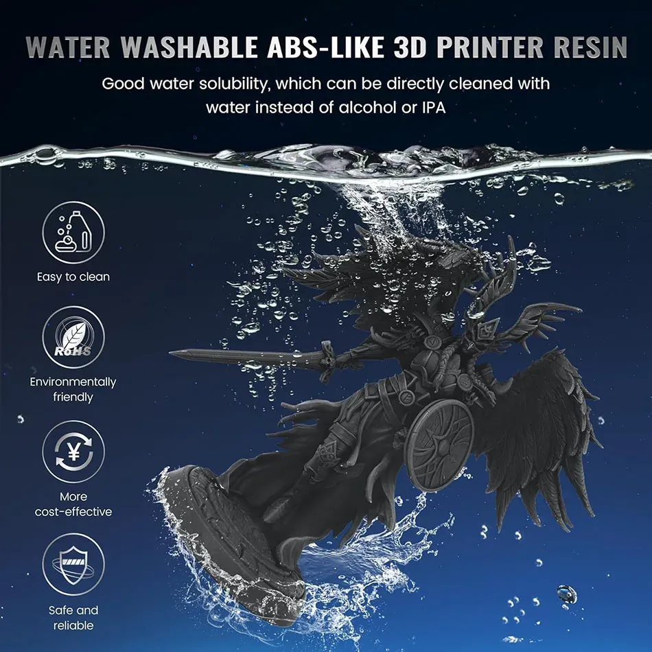 Harz 5 Stück wasserwaschbar 405nm UV für LCD DLP SLA Drucker