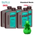 Harz 5kg Standard wasserwaschbar 405nm UV für SLA DLP – Farbe Standard clear green