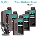 Harz 5kg Standard wasserwaschbar 405nm UV für SLA DLP – Farbe Water-Wash dark grey
