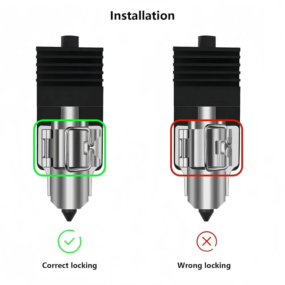 Heizbaugruppe für Bambu Lab A1 A1mini Hotend