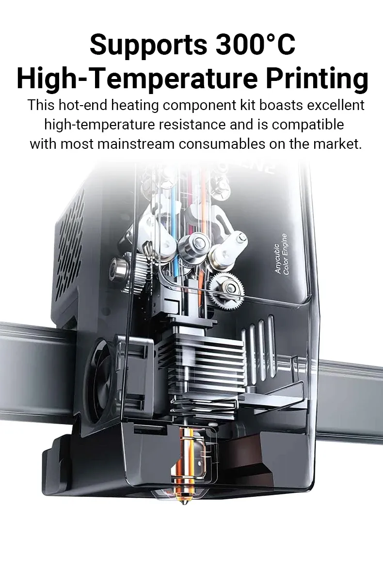 Heizbaugruppe mit Keramikheizung Thermistor für Anycubic Kobra X