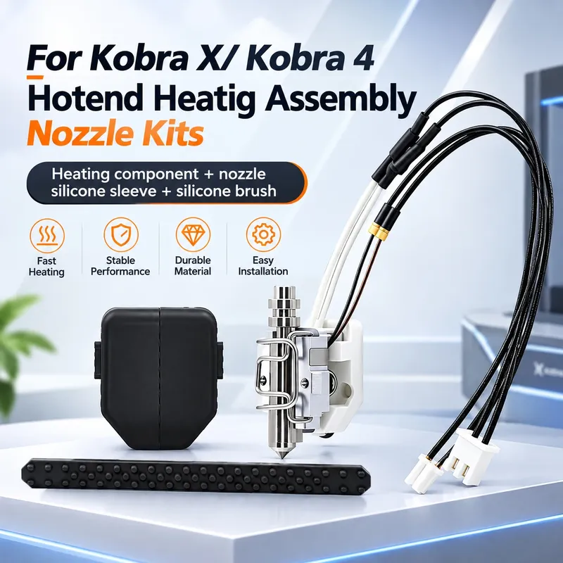 Heizbaugruppe mit Keramikheizung Thermistor für Anycubic Kobra X