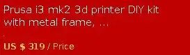 Heizbett Thermistor 100K 3950 Silikondraht für Prusa i3 MK3S