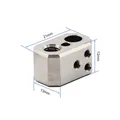 Heizblock 500 ℃ Kupfer für Prusa I3 MK4 XL Nextruder – 3