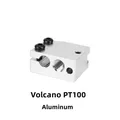 Heizblock E3D V5 V6 MK7 MK8 CR-6 SE Volcano Aluminium Messing – Farbe Volcano PT100 Alumin