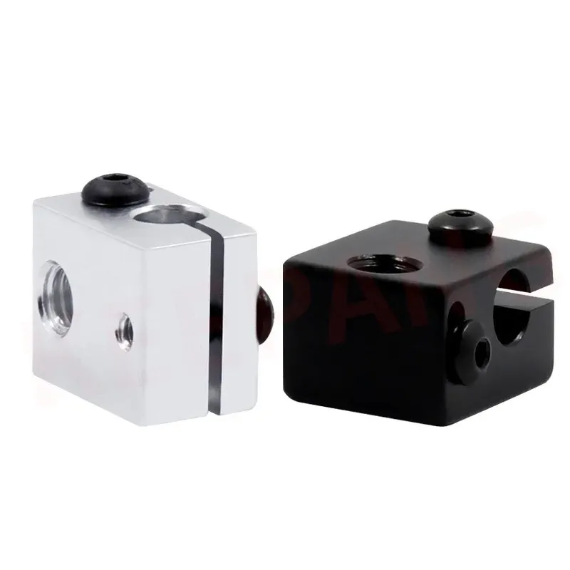 Heizblock E3D V5 V6 MK7 MK8 CR-6 SE Volcano Aluminium Messing