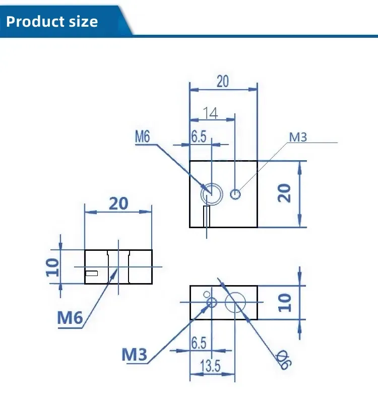 Heizblock E3D V5 V6 MK7 MK8 CR-6 SE Volcano Aluminium Messing
