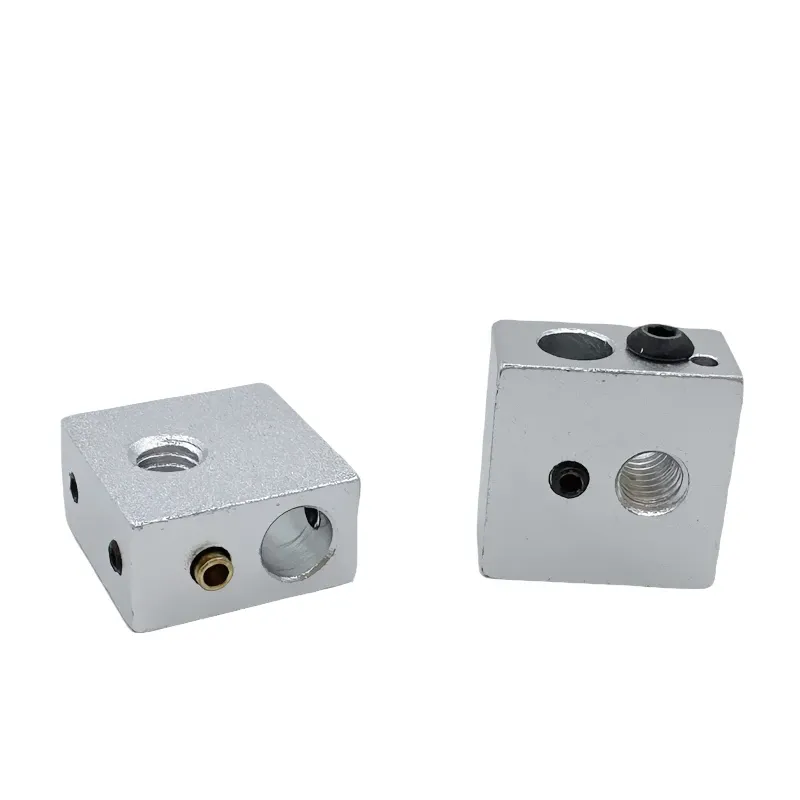 Heizblock E3D V5 V6 MK7 MK8 CR-6 SE Volcano Aluminium Messing