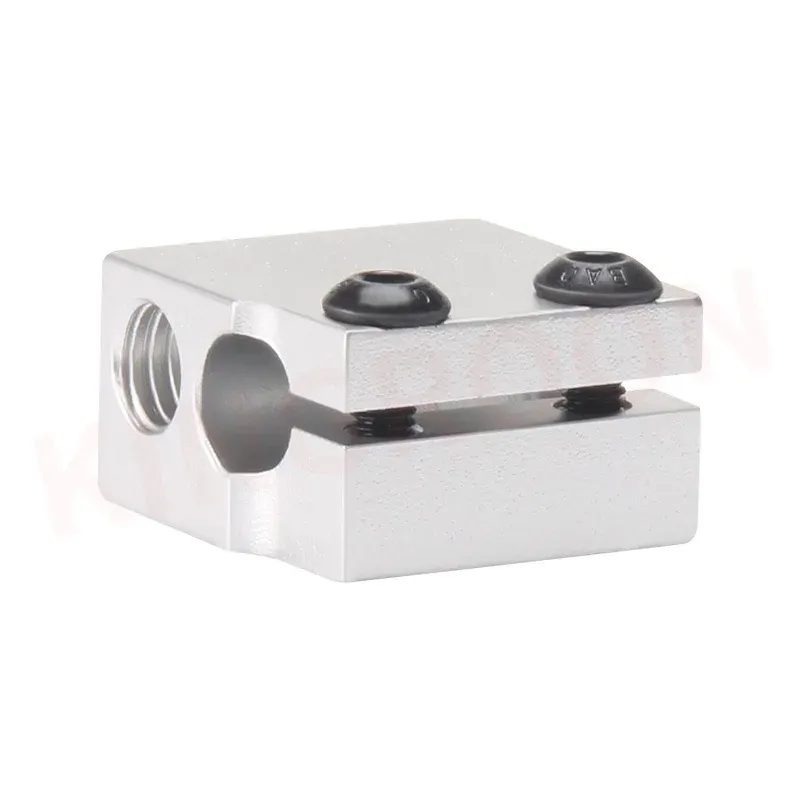 Heizblock E3D V5 V6 MK7 MK8 CR-6 SE Volcano Aluminium Messing