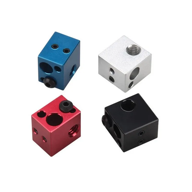Heizblock E3D V5 V6 MK7 MK8 CR-6 SE Volcano Aluminium Messing
