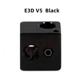 Heizblock E3D V5 V6 MK7 MK8 CR-6 SE Volcano Aluminium Messing – Farbe E3D V5 Black