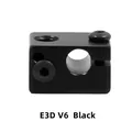 Heizblock E3D V5 V6 MK7 MK8 CR-6 SE Volcano Aluminium Messing – Farbe E3D V6 Black