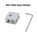 Heizblock E3D V5 V6 MK7 MK8 CR-6 SE Volcano Aluminium Messing – Farbe MK7 MK8 New