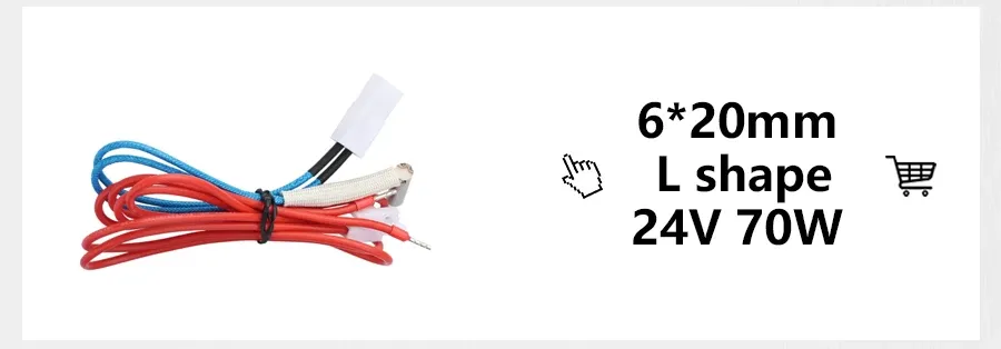 Heizpatrone 6 x 47,5 mm 80 W für Super Volcano