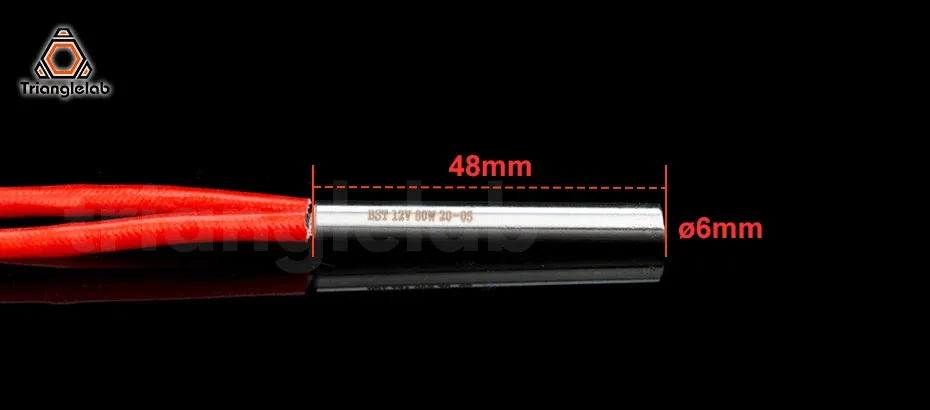 Heizpatrone 6 x 47,5 mm 80 W für Super Volcano