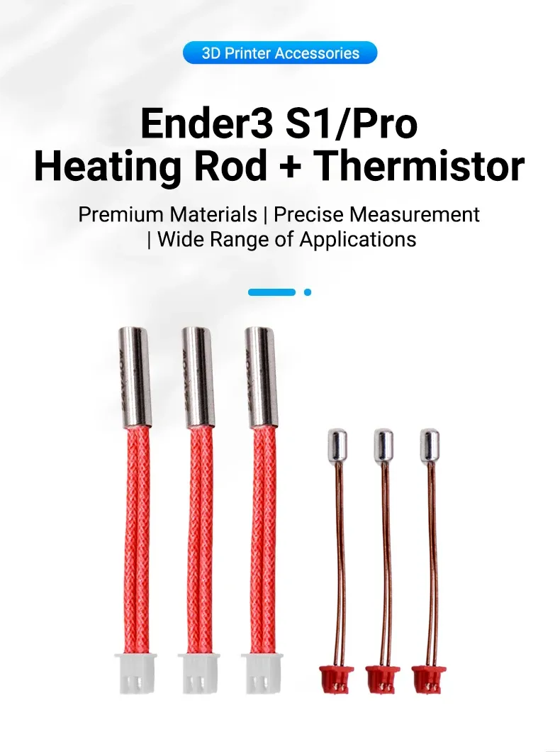 Heizpatrone und Thermistor für Sprite Extruder Ender 3 S1