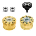 Helical Extruder Gear Ganzmetall Doppelantrieb für Creality K2 Pro Plus – Farbe Set B - Golden