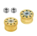 Helical Extruder Gear Ganzmetall Doppelantrieb für Creality K2 Pro Plus – Farbe DLC Coated Golden