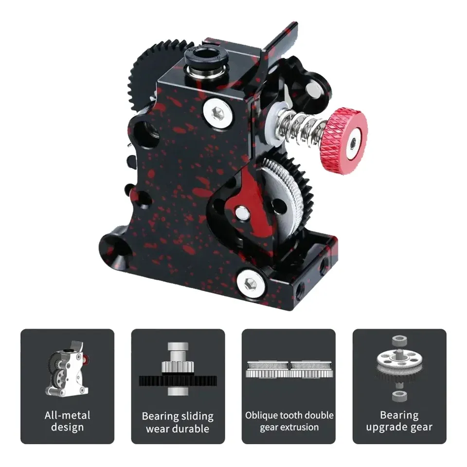 HGX LITE 2.0 Extruder Dual-Gang-Tarnung Ganzmetall