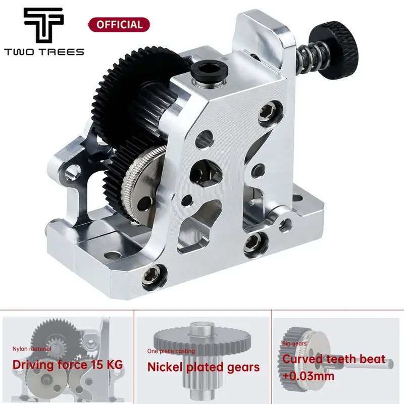 HGX-LITE-Extruder Dual Gear aus gehärtetem Stahl