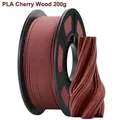 Holz-PLA Filament 1,75 mm blasenfrei 200 g bis 1 kg – Farbe 200g cherry wood