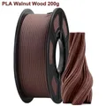 Holz-PLA Filament 1,75 mm blasenfrei 200 g bis 1 kg – Farbe 200g Walnut wood