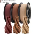 Holz-PLA Filament 1,75 mm blasenfrei 200 g bis 1 kg – Farbe 3 x 200g spool