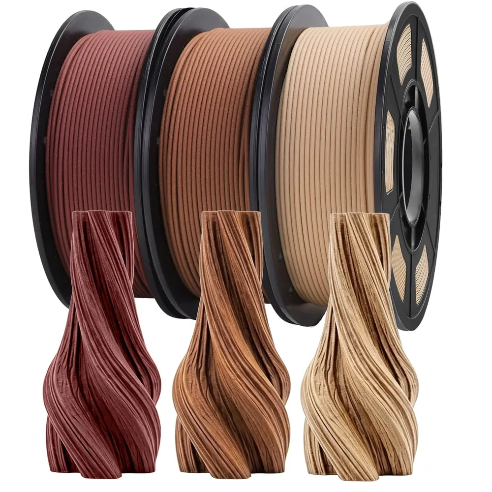 Holz-PLA Filament 1,75 mm blasenfrei 200 g bis 1 kg