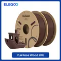 Holz PLA Filament 1,75 mm mit Holzmehl 2 kg 5 kg – Farbe Rosewood 2KG