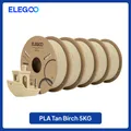 Holz PLA Filament 1,75 mm mit Holzmehl 2 kg 5 kg – Farbe Tan Birch 5KG